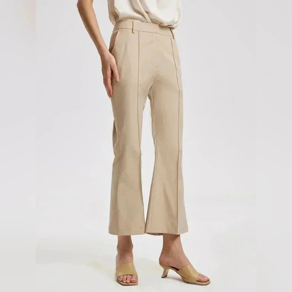 Lattelier Cropped Flared Trousers — image 3 of 8